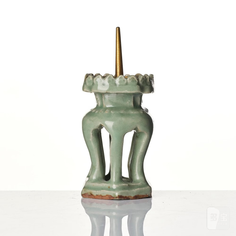 A rare celadon lamp, - 图5